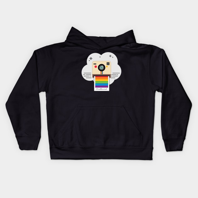 Insta Pride Kids Hoodie by Universe Design